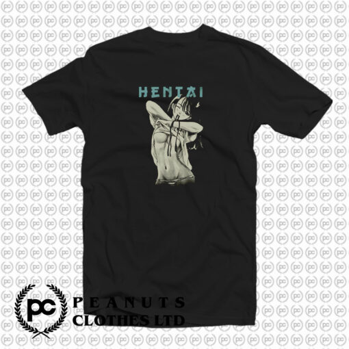 Herren Anime Comic Hentai Waifu Senpai T Shirt