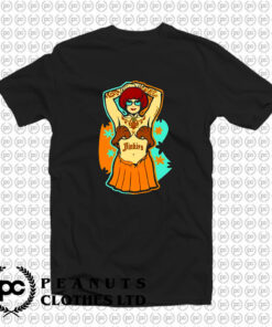 Jinkies And Scooby Doo Velma Tatoo T Shirt