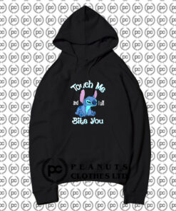 Lilo Stitch Touch Me And I Will Bite You Hoodie