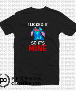 Lilo and Stitch Ohana I Licked It So Its Mine T Shirt