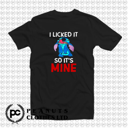 Lilo and Stitch Ohana I Licked It So Its Mine T Shirt