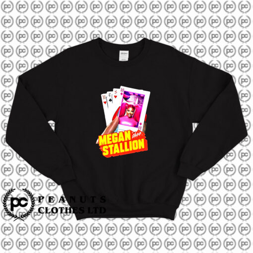 Megan thee Stallion Playing Card Sweatshirt