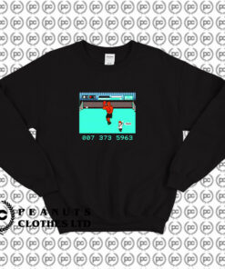 Mike Tysons Punch out Retro Video Game Sweatshirt