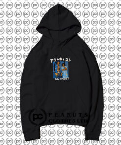 Outkast Katakana Blue Box Hip Hop Rap Hoodie