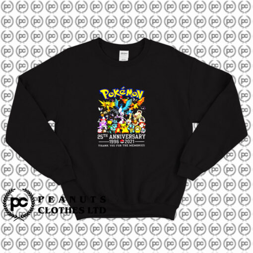 Pokemon 25th Anniversary Characters Sweatshirt