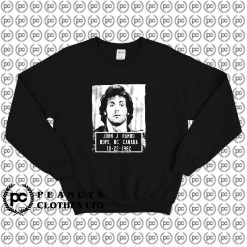 Rambo First Blood Mugshot Sweatshirt