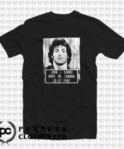 Rambo First Blood Mugshot T Shirt