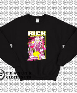 Rick And Morty Action Movie Poster Sweatshirt