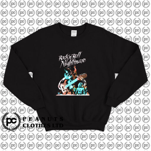 Rocknroll Nightmare Horror Movie Sweatshirt