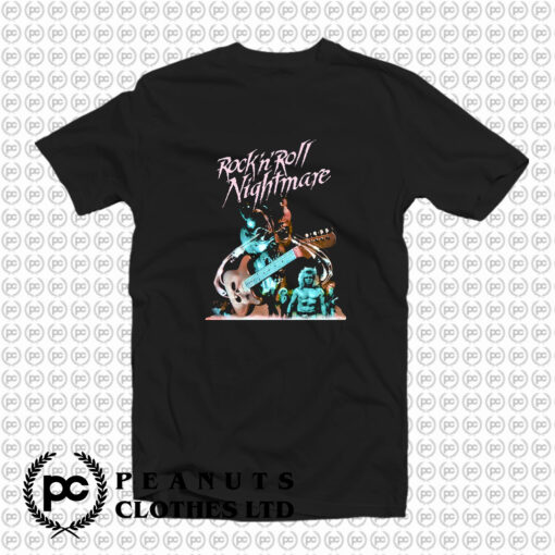 Rocknroll Nightmare Horror Movie T Shirt