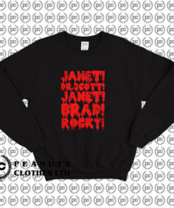 Rocky Horror Janet Brad Sweatshirt