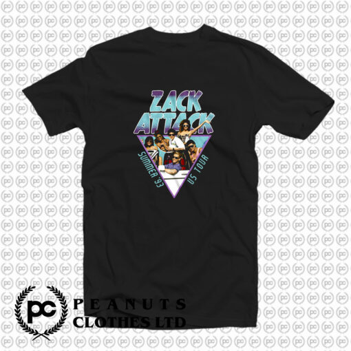 Saved By the Bell Zack Attack US Tour T Shirt