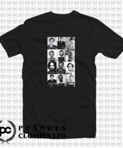 Serial Killers Manson Dahmer Gacy Mugshot T Shirt