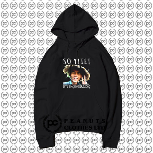 So YTiet Lets sing Numbers Song Hoodie