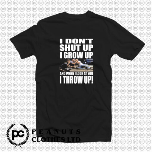 Stand By Me Movie I Dont Shut Up T Shirt