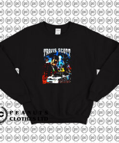 Travis Scott La Flame Vintage 90s Rap Sweatshirt