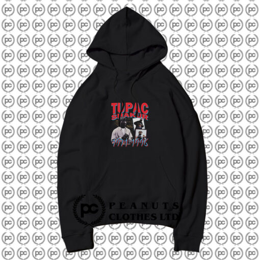 Tupac Shakur Vintage Bootlag Rap Hoodie