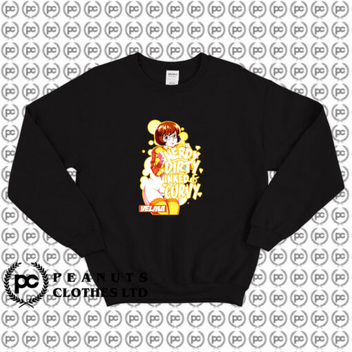 Velma Nerdy Dirty Inked And Curvy Scooby Doo Sweatshirt