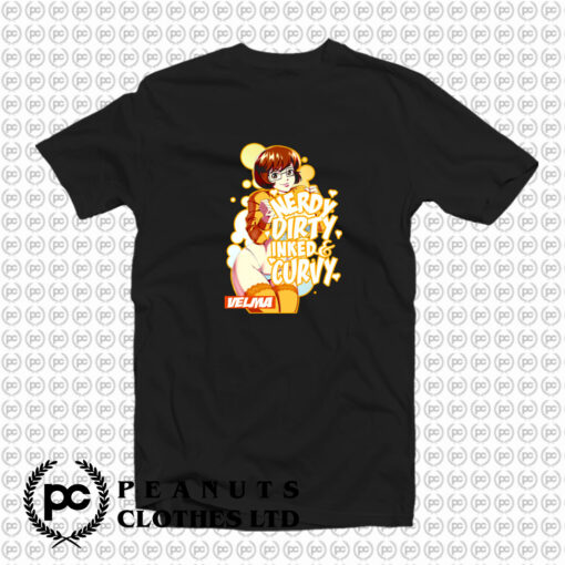 Velma Nerdy Dirty Inked And Curvy Scooby Doo T Shirt