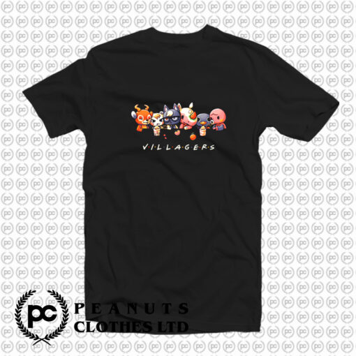 Villagers Animal Crossing x Friends T Shirt