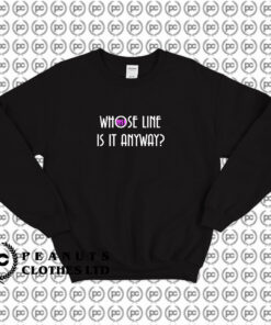 Whos Line Is It Anyways Retro Tv Show Sweatshirt