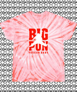 Air Pun Big Pun Yeeah Babys Cyclone Tie Dye T Shirt Coral