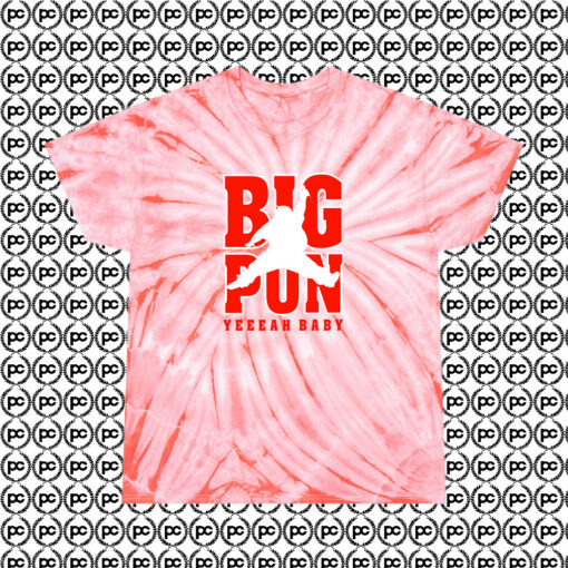 Air Pun Big Pun Yeeah Babys Cyclone Tie Dye T Shirt Coral