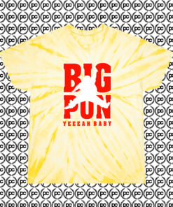 Air Pun Big Pun Yeeah Babys Cyclone Tie Dye T Shirt Pale Yellow