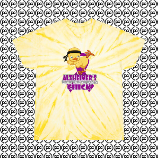 Alzheimer 2019s Wrong Chick Yellow Art scaled Cyclone Tie Dye T Shirt Pale Yellow