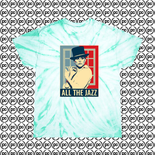 Ann Reinking All The Jazz Cyclone Tie Dye T Shirt Mint