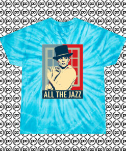 Ann Reinking All The Jazz Cyclone Tie Dye T Shirt Turquoise