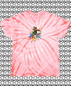 Avatar The Last Airbender Cyclone Tie Dye T Shirt Coral