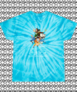 Avatar The Last Airbender Cyclone Tie Dye T Shirt Turquoise