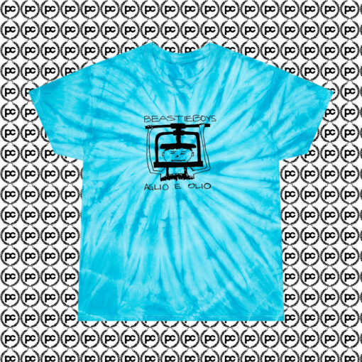 Beastie Boys Aglio E Olio Fashionable Cyclone Tie Dye T Shirt Turquoise