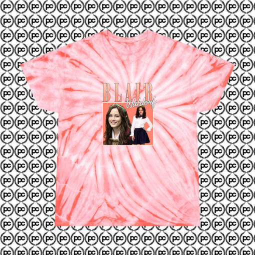 Blair Waldorf Cyclone Tie Dye T Shirt Coral