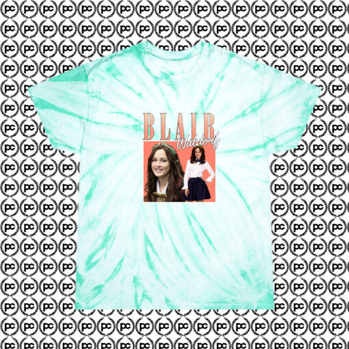 Blair Waldorf Cyclone Tie Dye T Shirt Mint