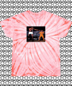 Bruce Lee Kareem Abdul Jabbar Cyclone Tie Dye T Shirt Coral