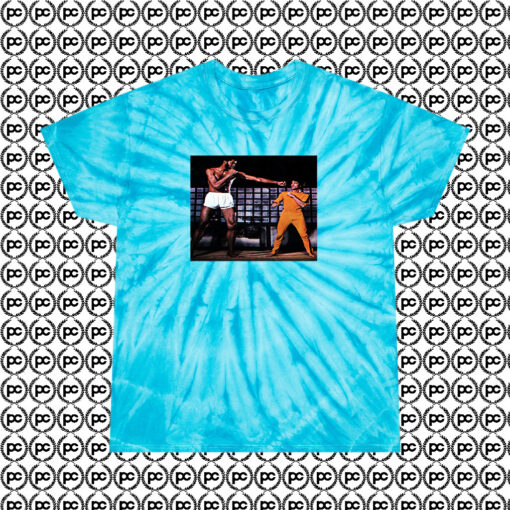 Bruce Lee Kareem Abdul Jabbar Cyclone Tie Dye T Shirt Turquoise