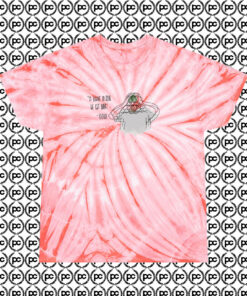 CUL Blonde with Background Cyclone Tie Dye T Shirt Coral