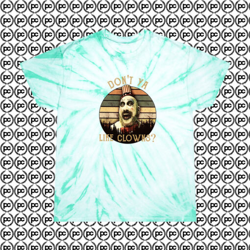 Captain Spaulding Like Clowns Rob Zombie Cyclone Tie Dye T Shirt Mint