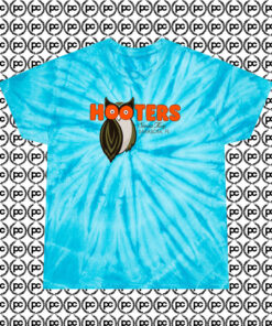 Cheap Hooters Siesta Key Cyclone Tie Dye T Shirt Turquoise