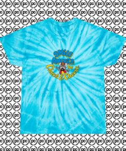 Chuck E Cheese Smile America Cyclone Tie Dye T Shirt Turquoise