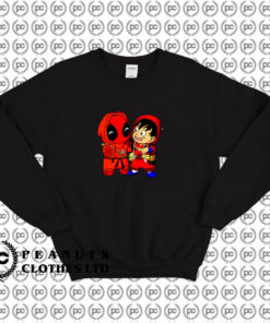 Deadpool And Goku Change The Uniform Sweatshirt