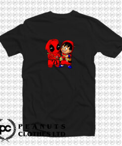 Deadpool And Goku Change The Uniform T Shirt