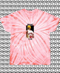 Dennis Rodman x Frank Ocean Blond Cyclone Tie Dye T Shirt Coral