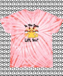 Do Chu Even Lift Bro B Cyclone Tie Dye T Shirt Coral