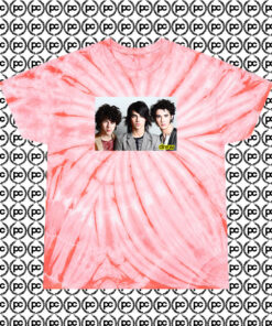 Drew Jonas Brother Cyclone Tie Dye T Shirt Coral