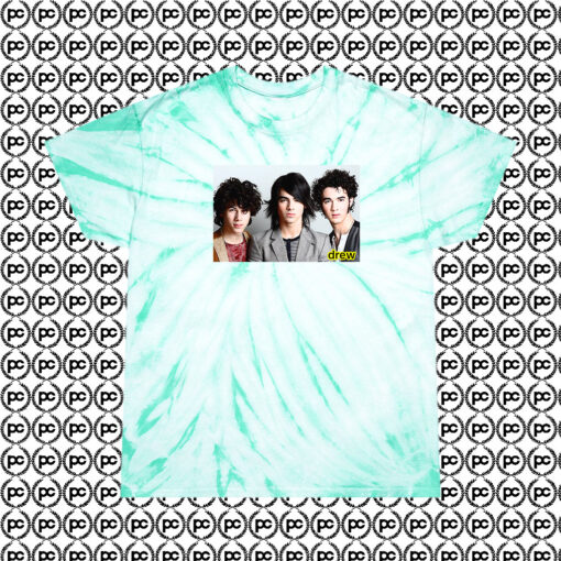 Drew Jonas Brother Cyclone Tie Dye T Shirt Mint