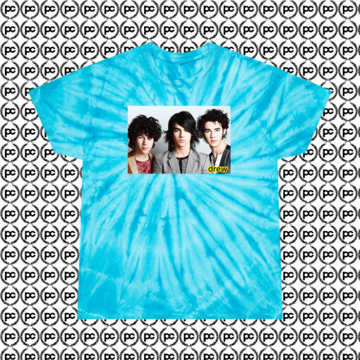 Drew Jonas Brother Cyclone Tie Dye T Shirt Turquoise