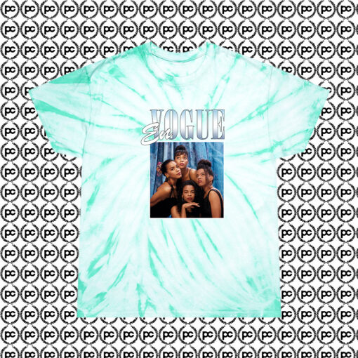 En Vogue Rapper Cyclone Tie Dye T Shirt Mint